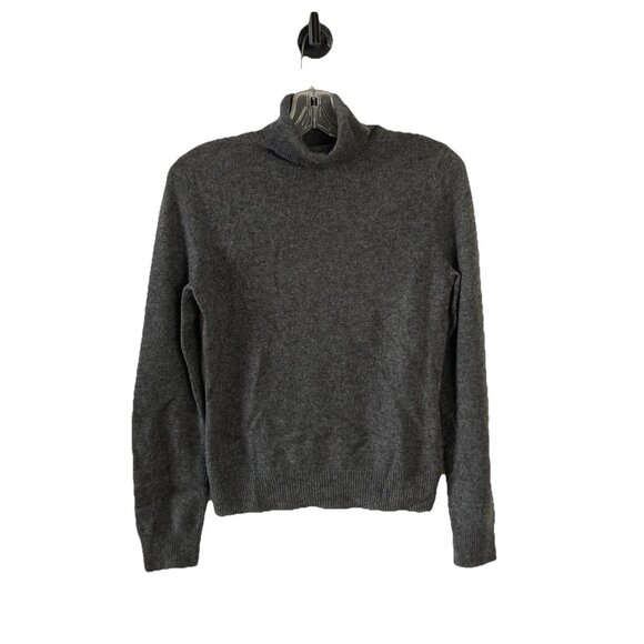 Pull Col V En Cachemire Apt 9 - Imprimé Argyle Gris, Taille M, Occasion Très Bon état